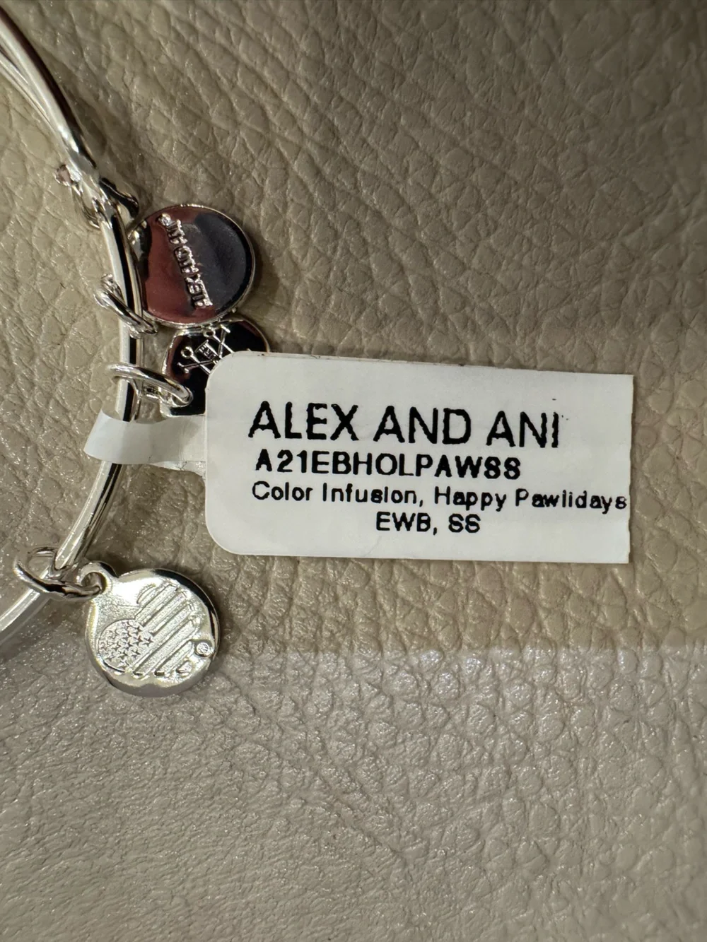 Alex and Ani Happy Pawlidays Bracelet
